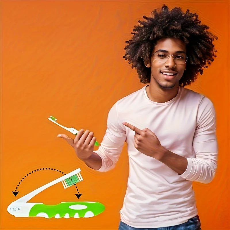 Manual Folding Travel Toothbrush
